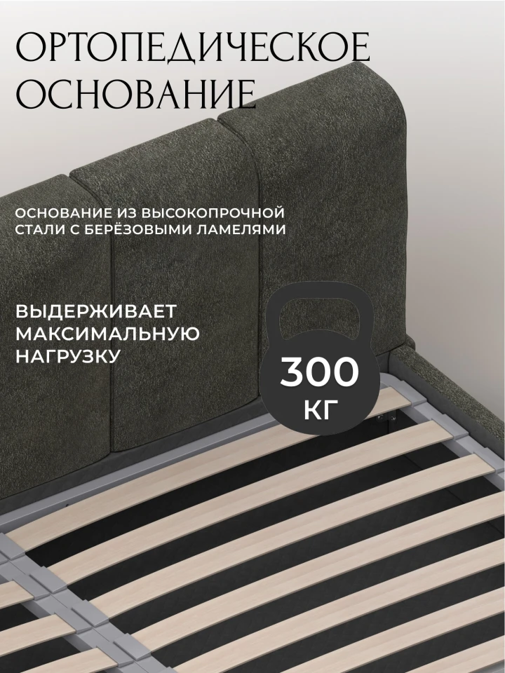 Кровать двуспальная Лига-132 (200)