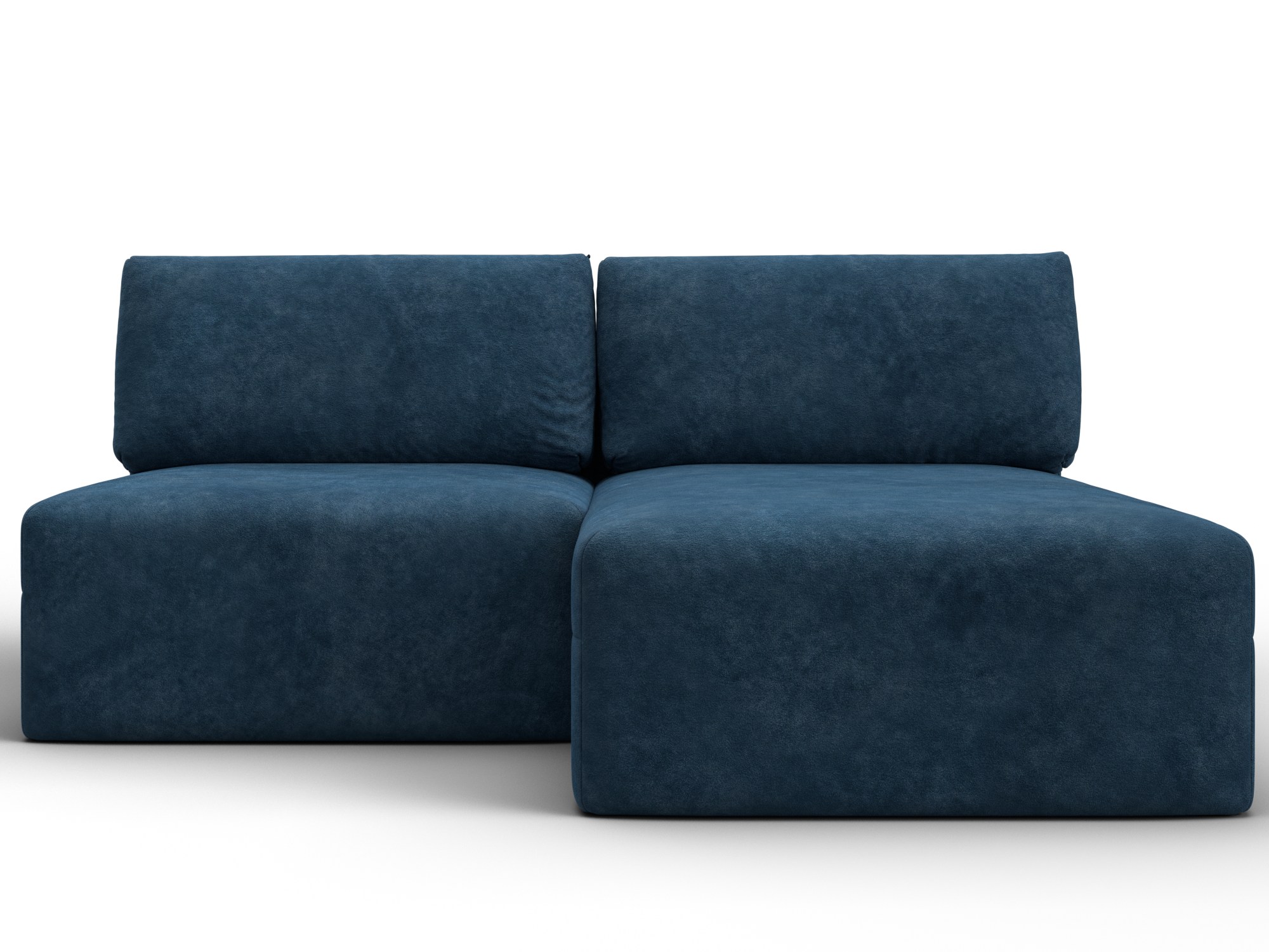 Диван угловой модульный Лига-060 НПБ угол универсальный (brut 11 синий)