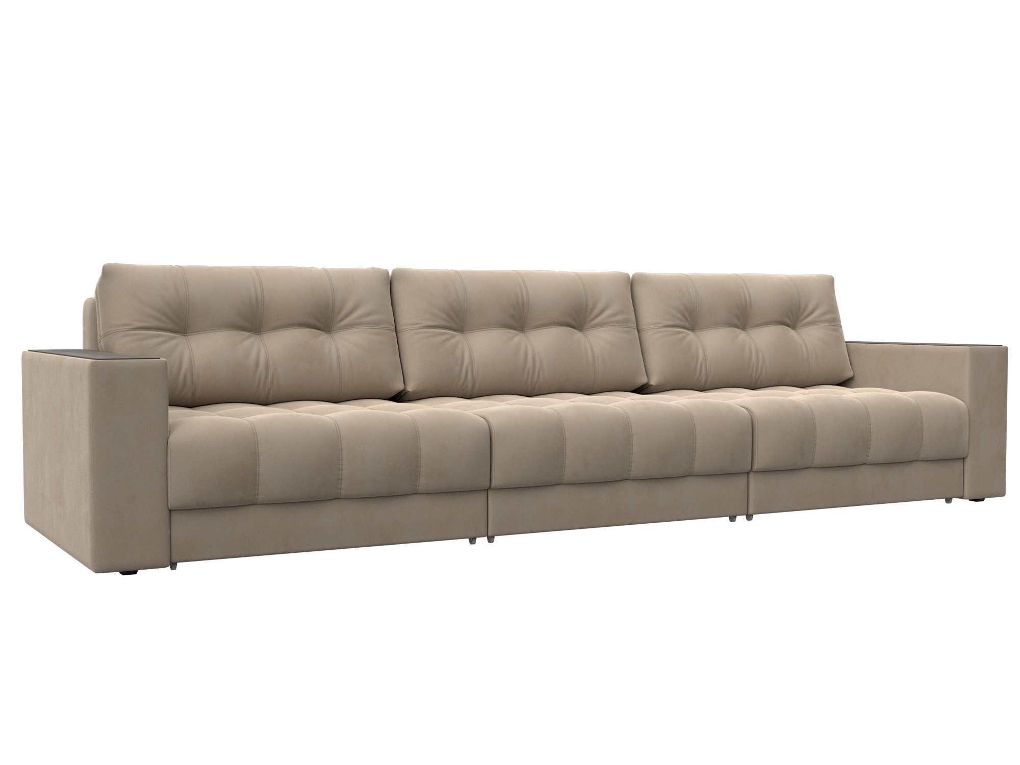 Диван прямой с декором Лига-049 НПБ Лонг (seven 729 бежевый) Диван прямой с декором Лига-049 НПБ Лонг (seven 729 бежевый)