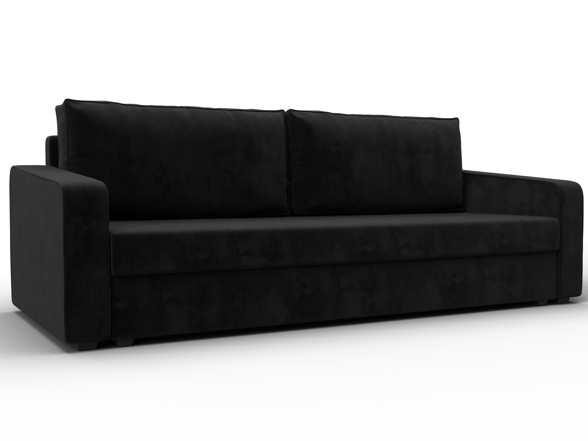 Диван прямой Лига-009 (черный)