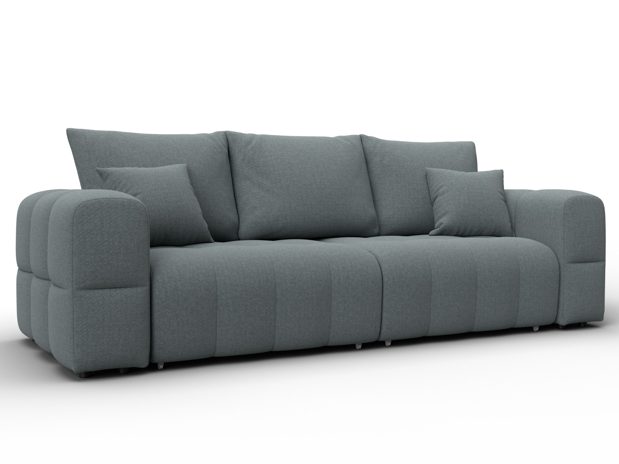 Диван прямой Лига-110 НПБ (амур 07 серый)