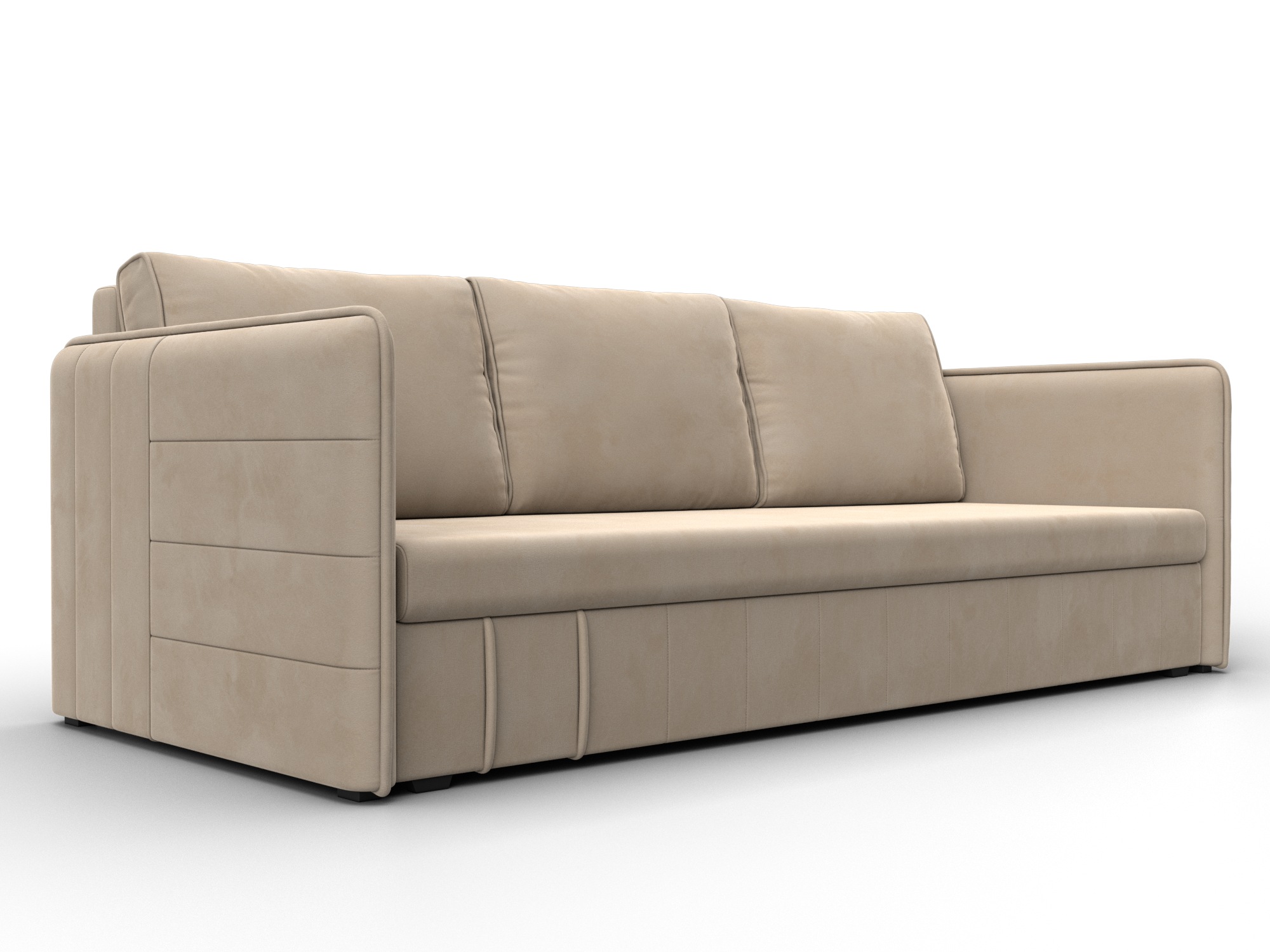 Диван прямой Слим (бежевый)