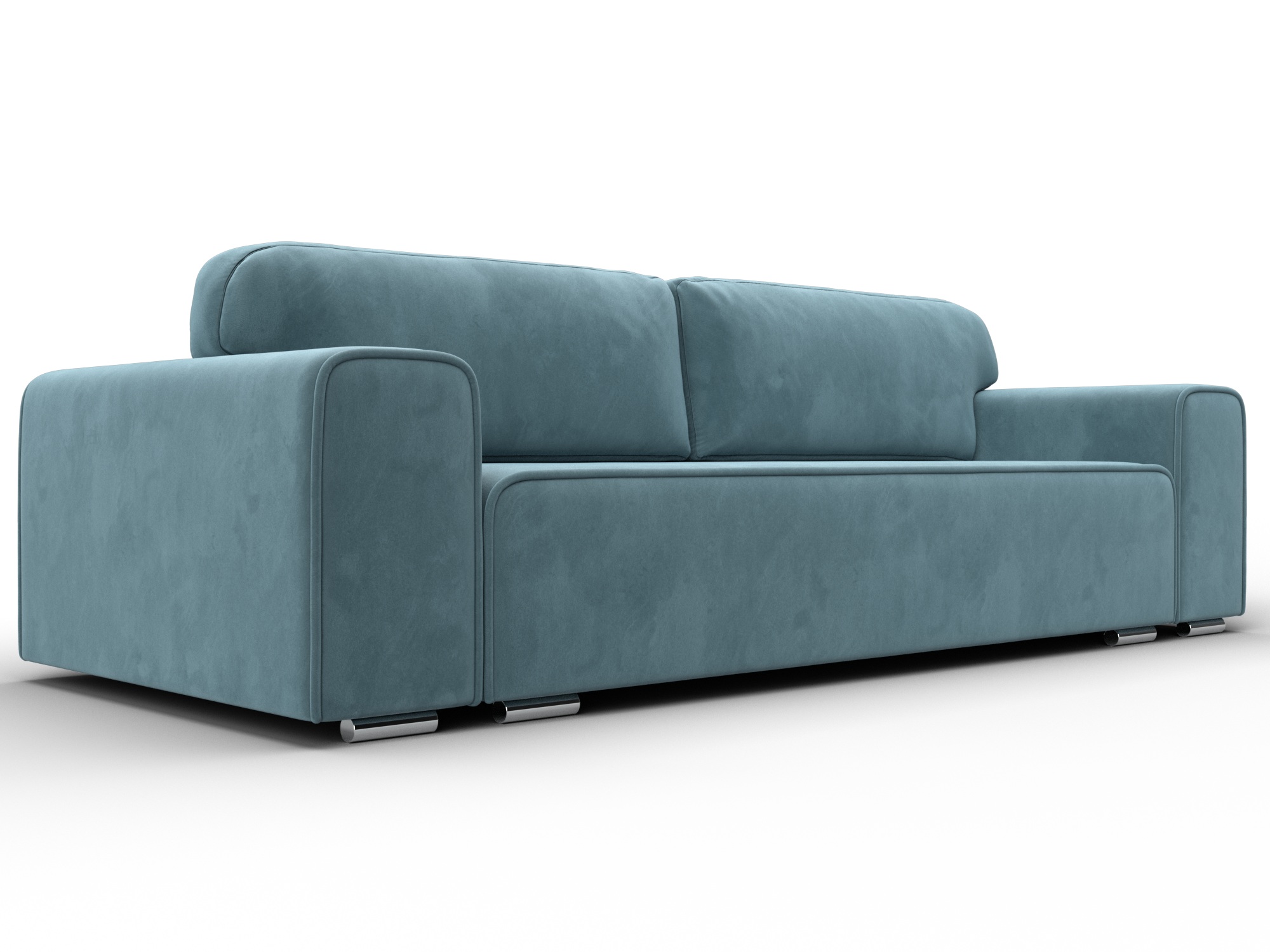 Диван прямой Лига-029 (бирюзовый)