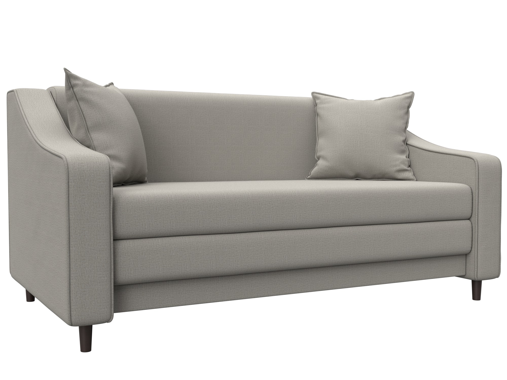 Диван прямой Лига-071 (амур 02 бежевый)