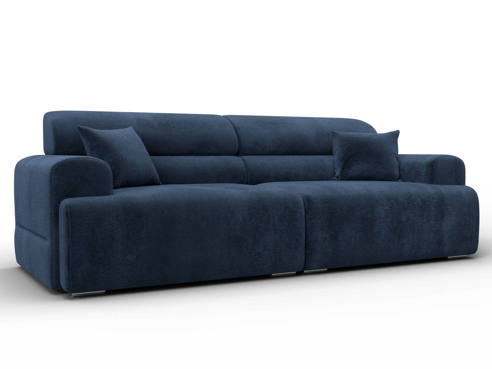 Диван прямой Лига-109 НПБ (tower 13 синий)