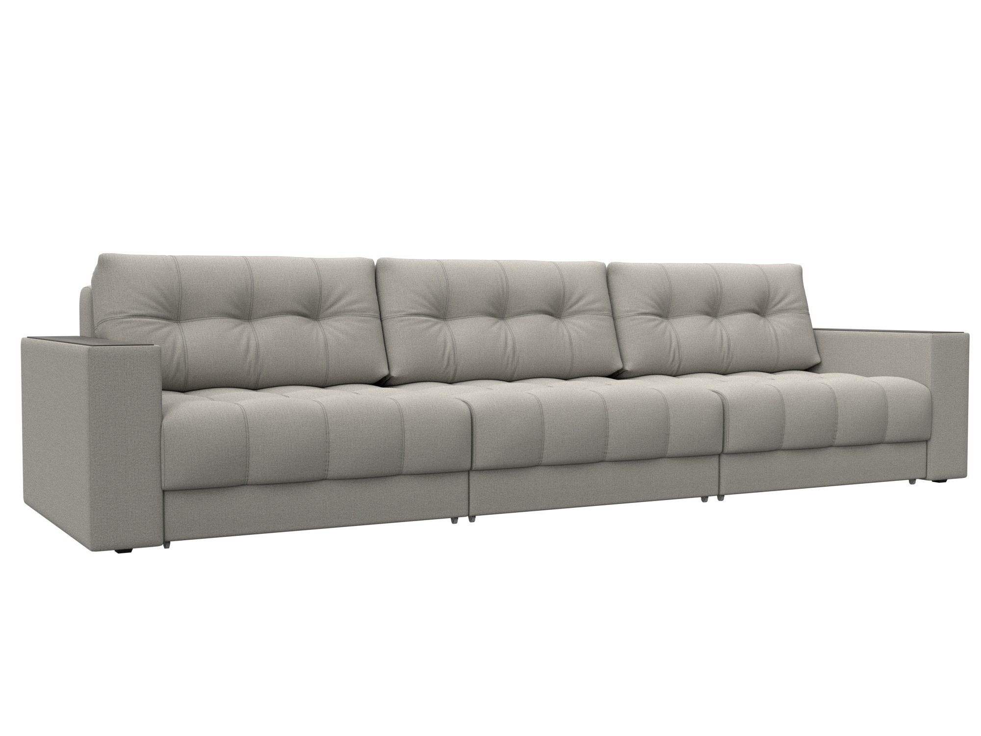 Диван прямой с декором Лига-049 НПБ Лонг (амур 02 бежевый) Диван прямой с декором Лига-049 НПБ Лонг (амур 02 бежевый)