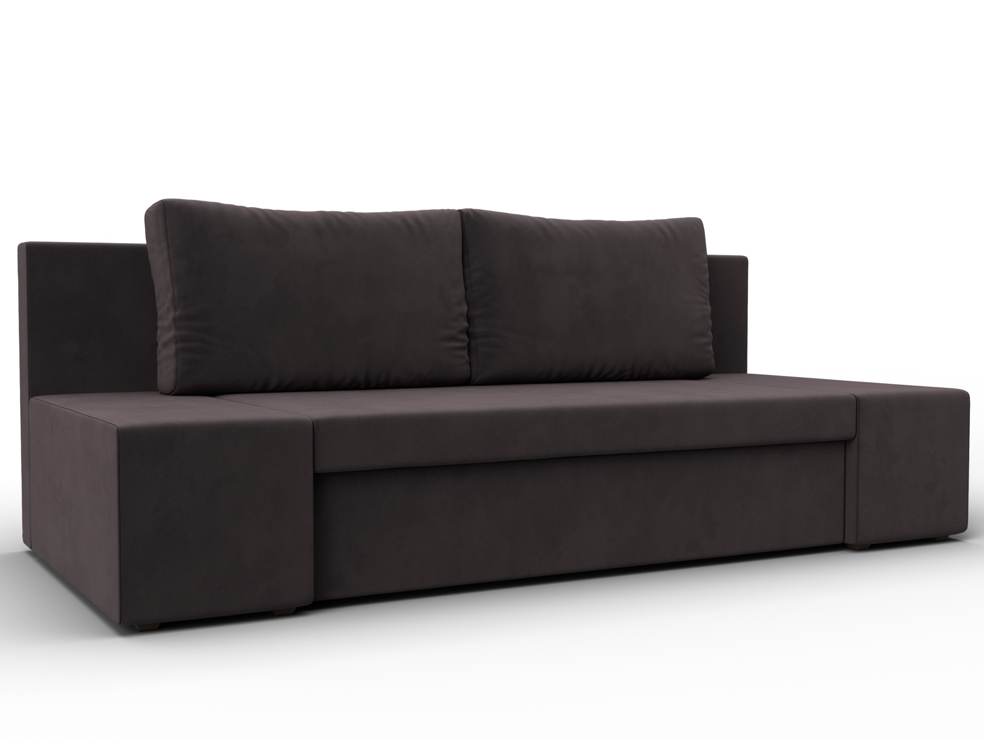 Диван прямой Сан Марко (коричневый)