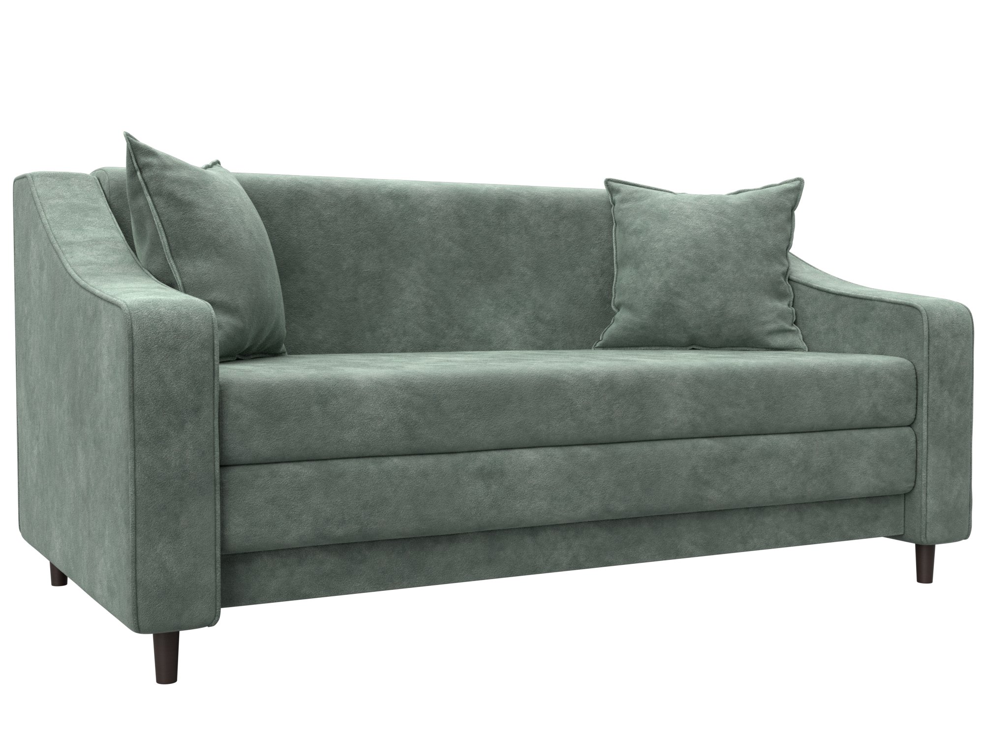 Диван прямой Лига-071 (brut 08 зеленый)