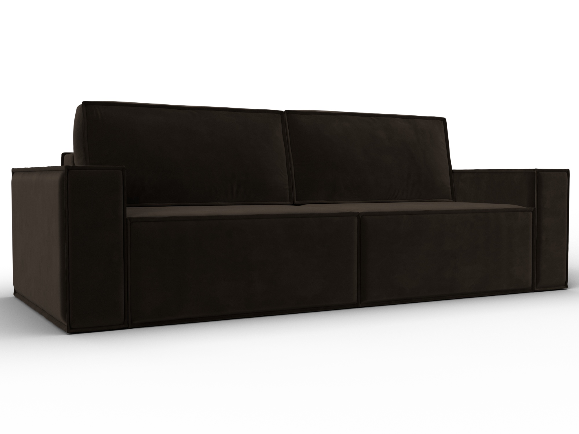 Диван прямой Куба (коричневый)