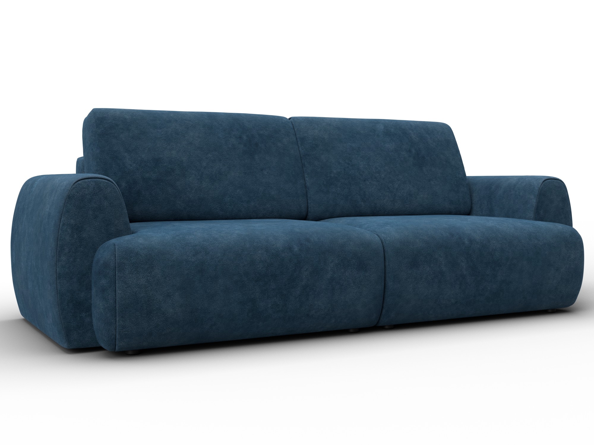 Диван прямой Лига-115 НПБ (brut 11 синий)