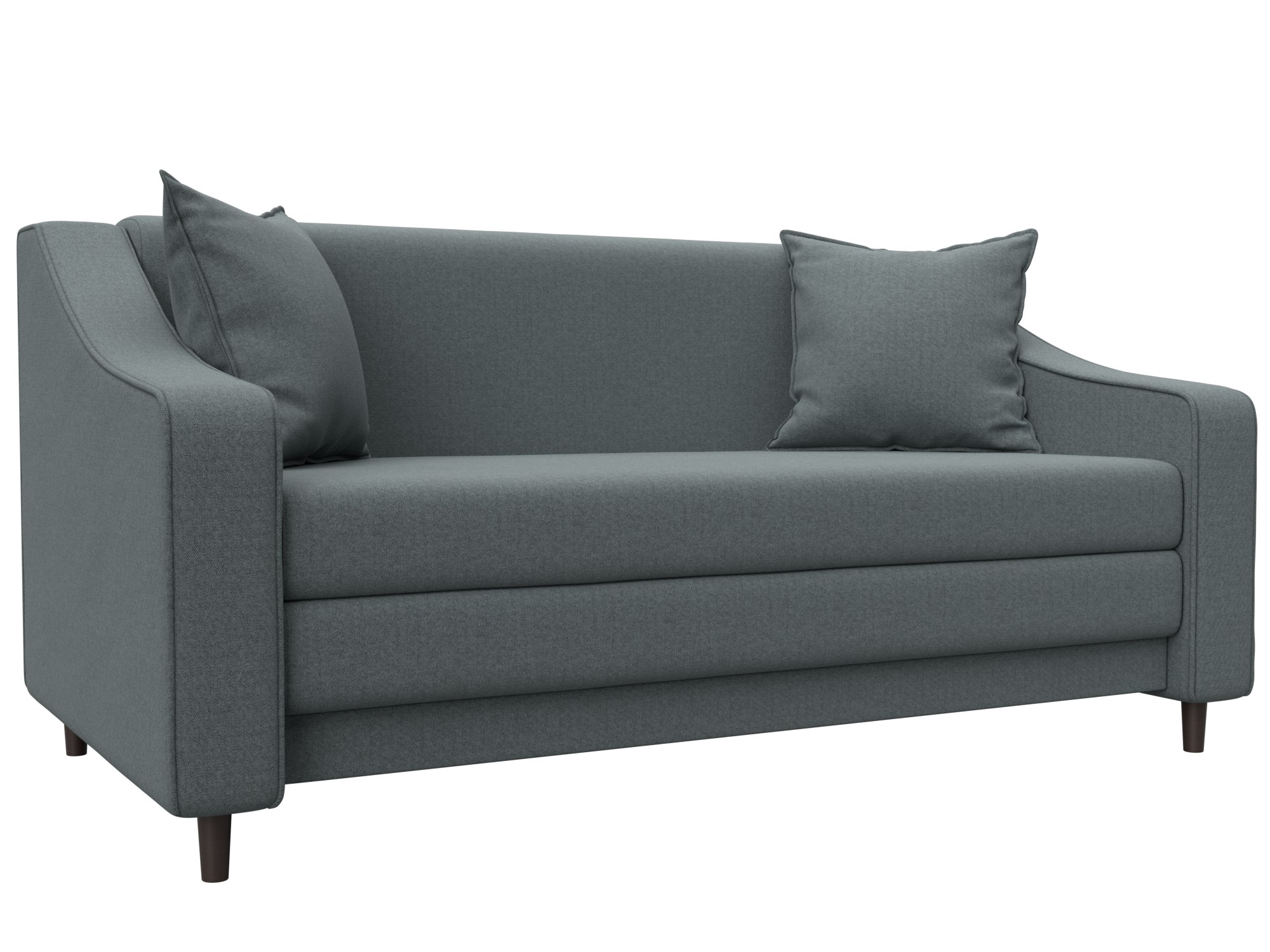 Диван прямой Лига-071 (амур 07 серый)