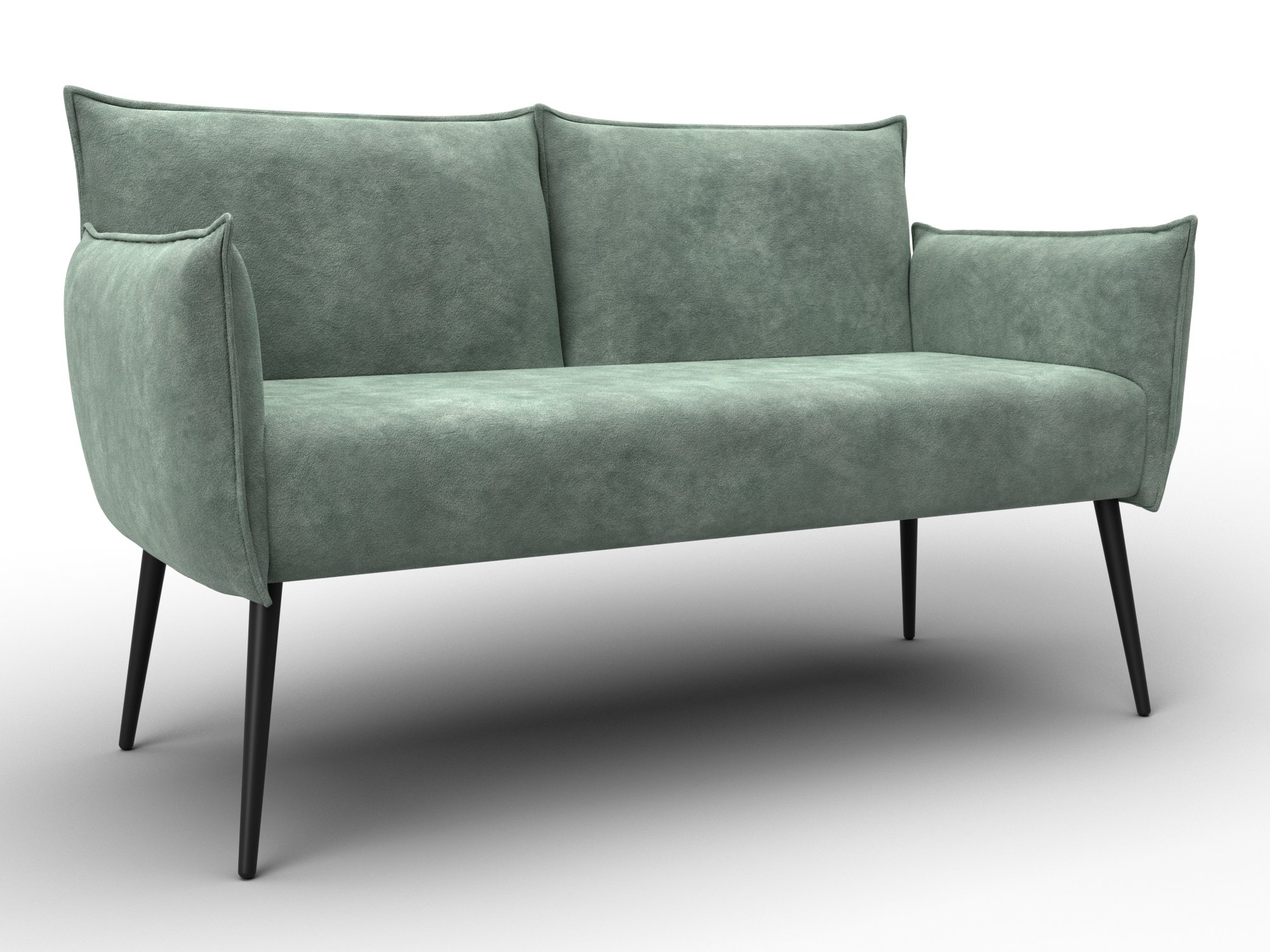 Диван прямой Лига-083 (велюр brut 08 зеленый)