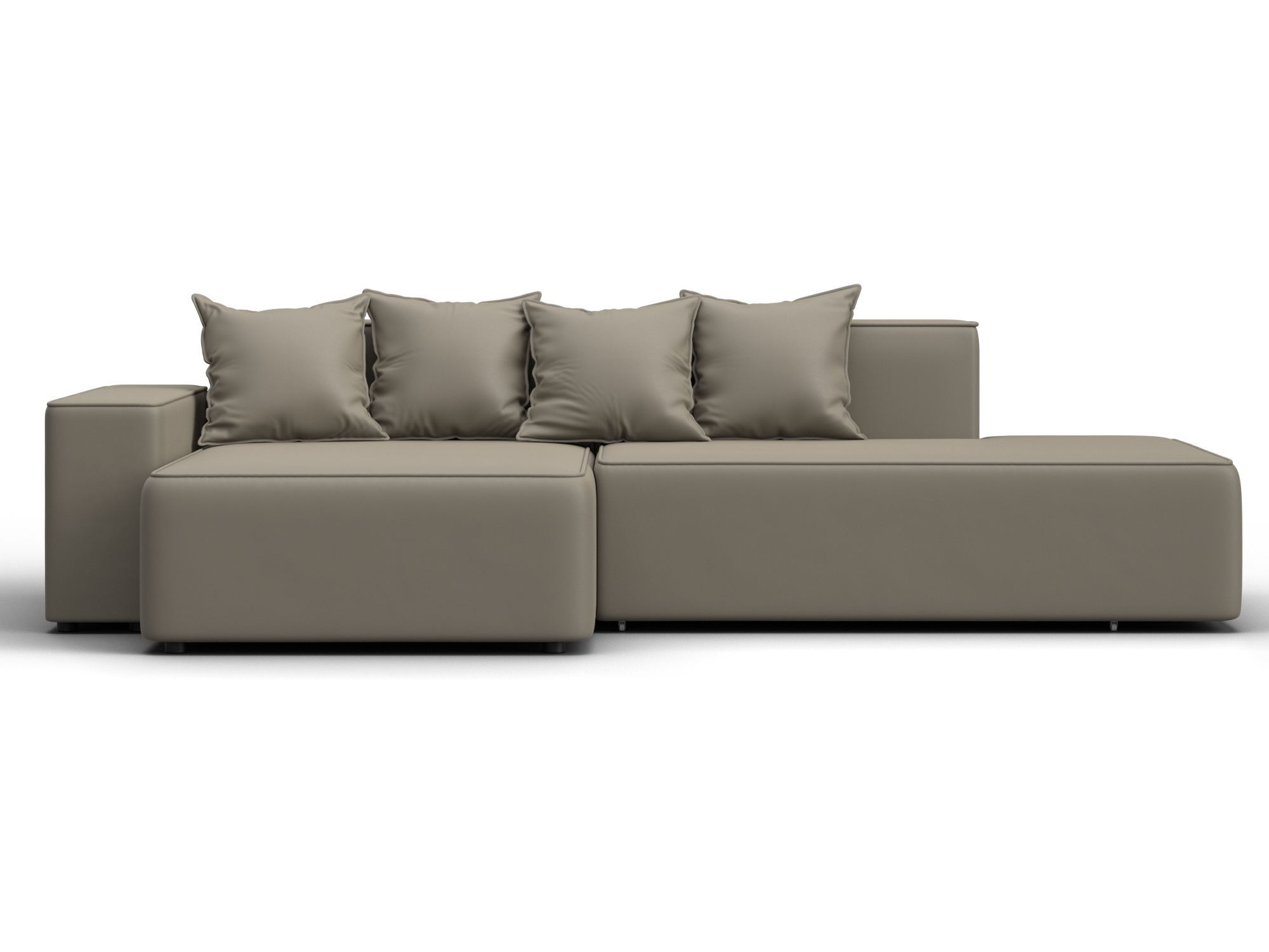 Диван угловой Лига-079 угол левый (grifon 04 бежевый)