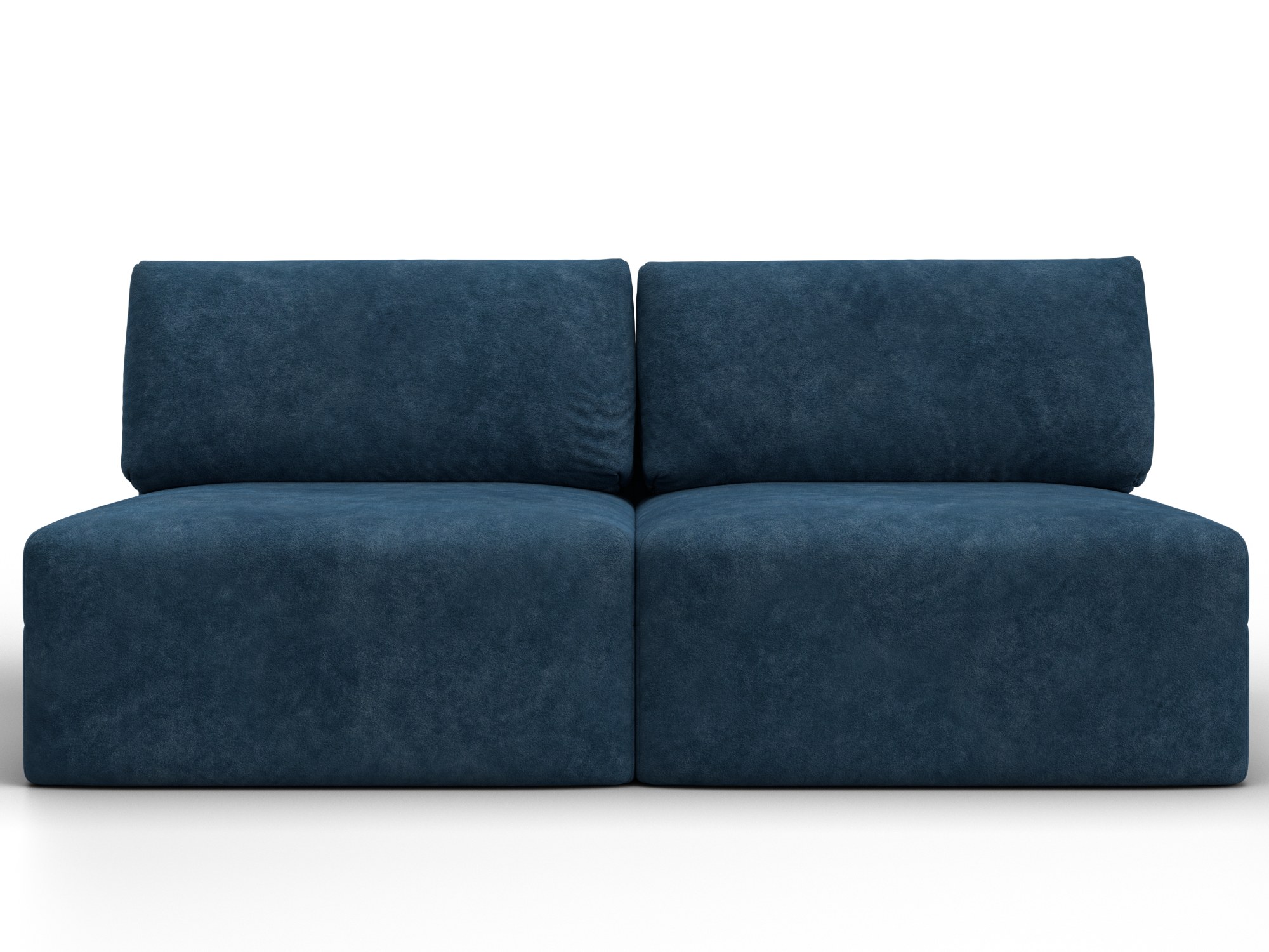 Диван прямой модульный Лига-060 НПБ (brut 11 синий)