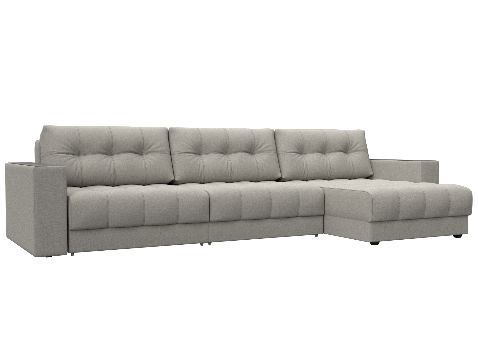 Диван угловой с декором Лига-049 НПБ Лонг (амур 02 бежевый) Диван угловой с декором Лига-049 НПБ Лонг (амур 02 бежевый)