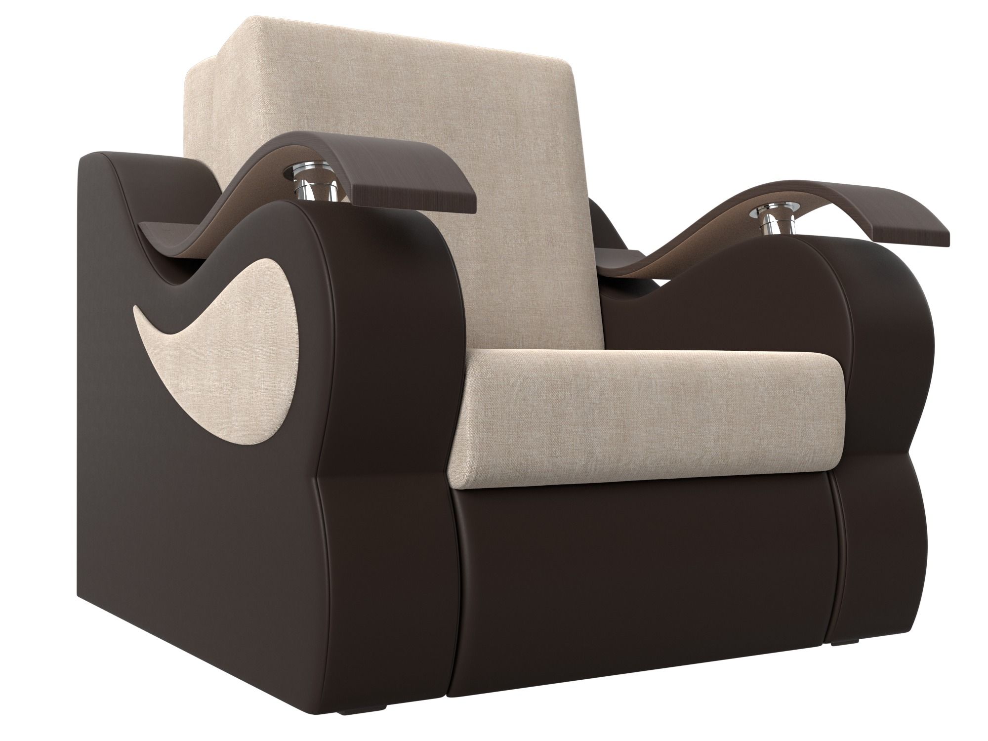 Кресло-кровать Меркурий 60 (бежевый\коричневый)