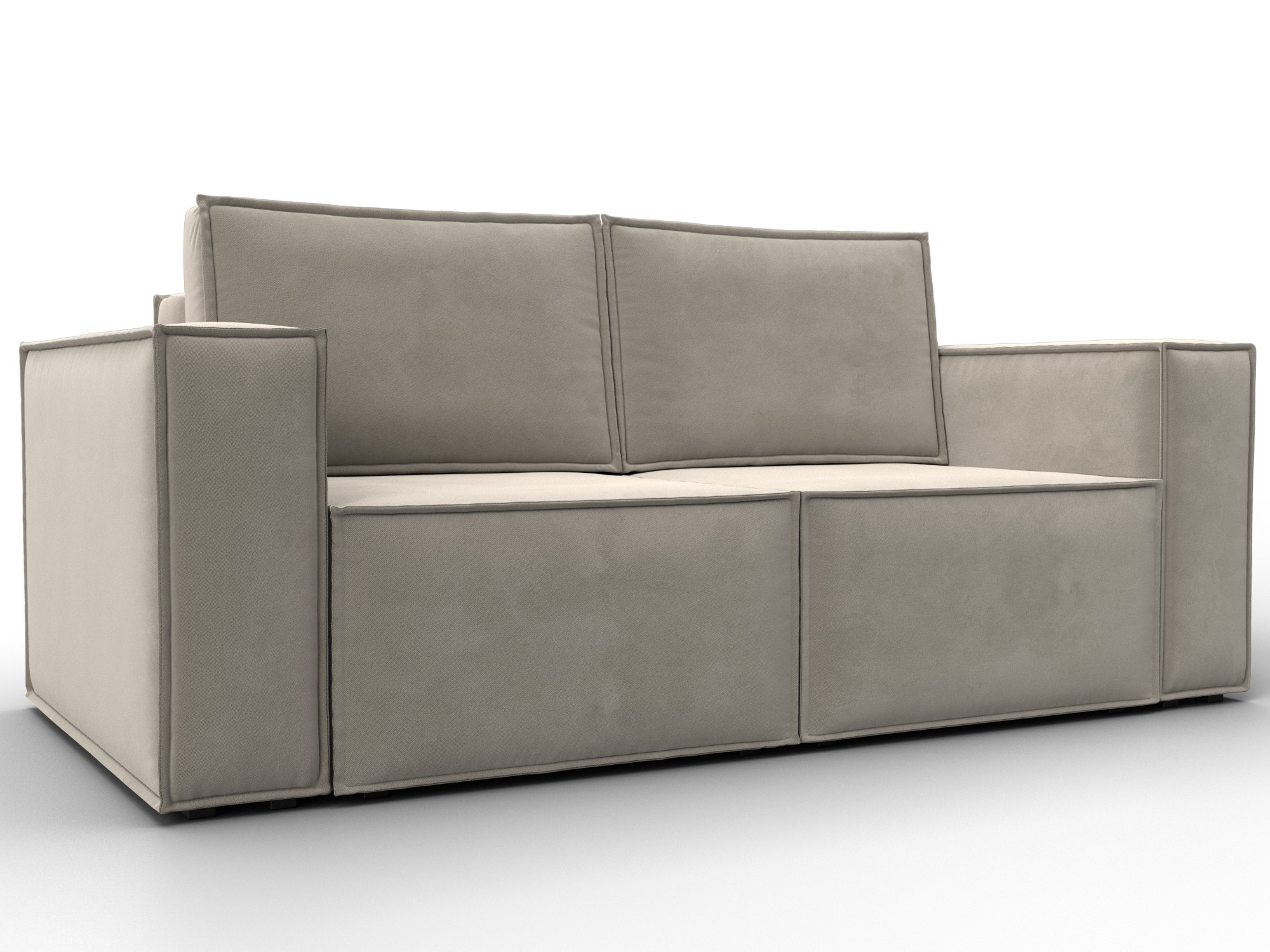 Диван прямой Куба мини (бежевый)