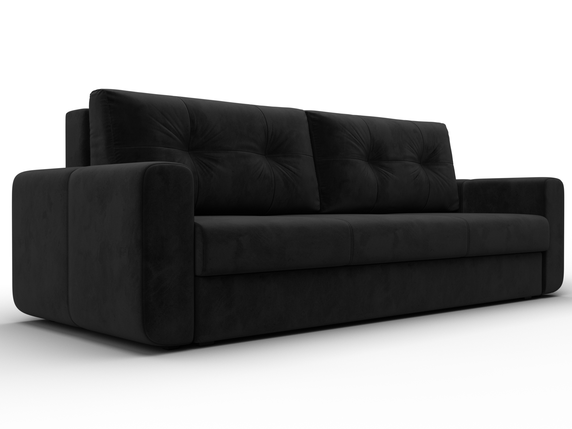 Диван прямой Лига-031 (черный)