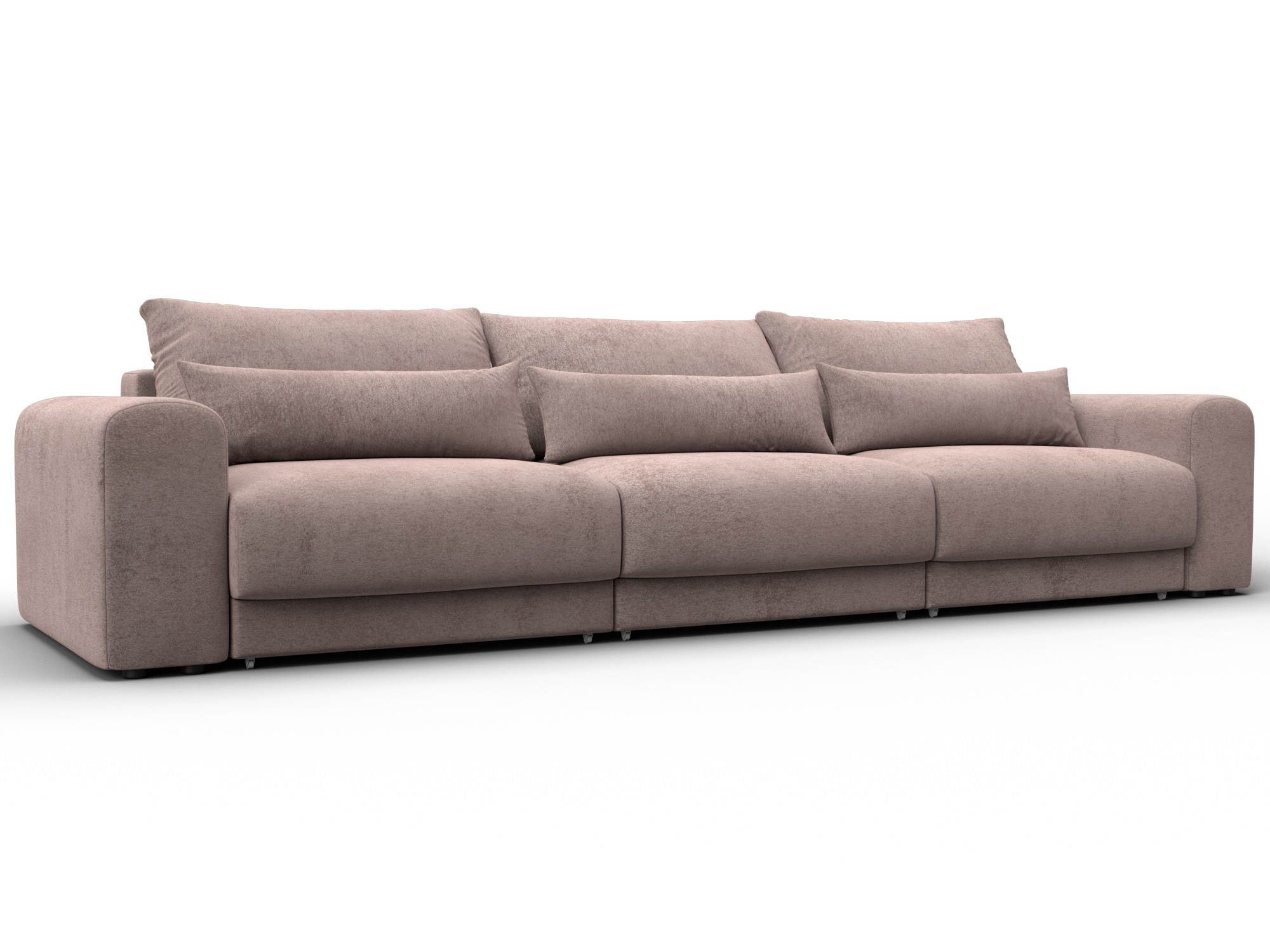 Диван прямой Лига-056 НПБ Лонг (tower 05 бежевый)