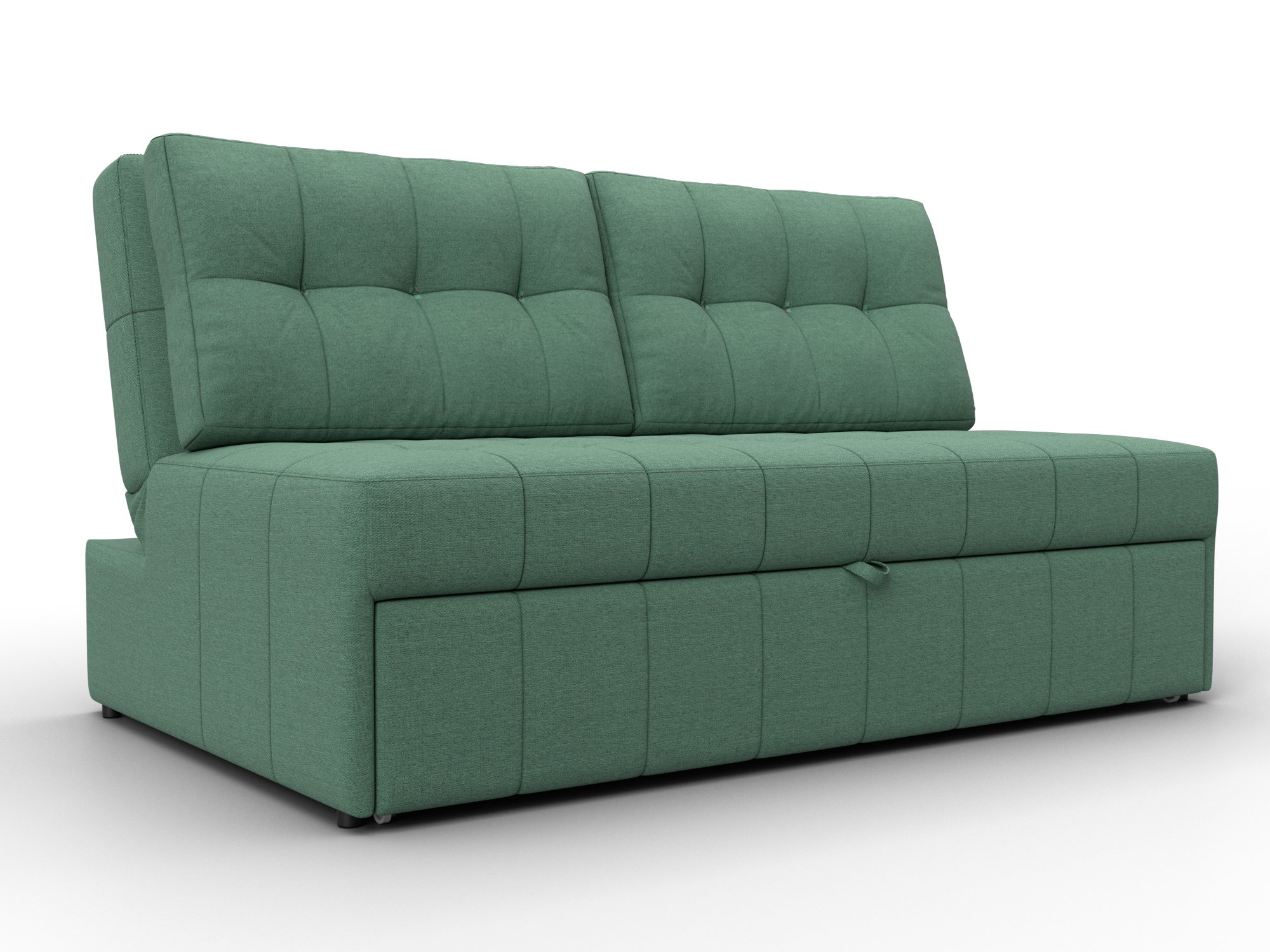 Диван прямой Лига-107 (140) (амур 11 зеленый)