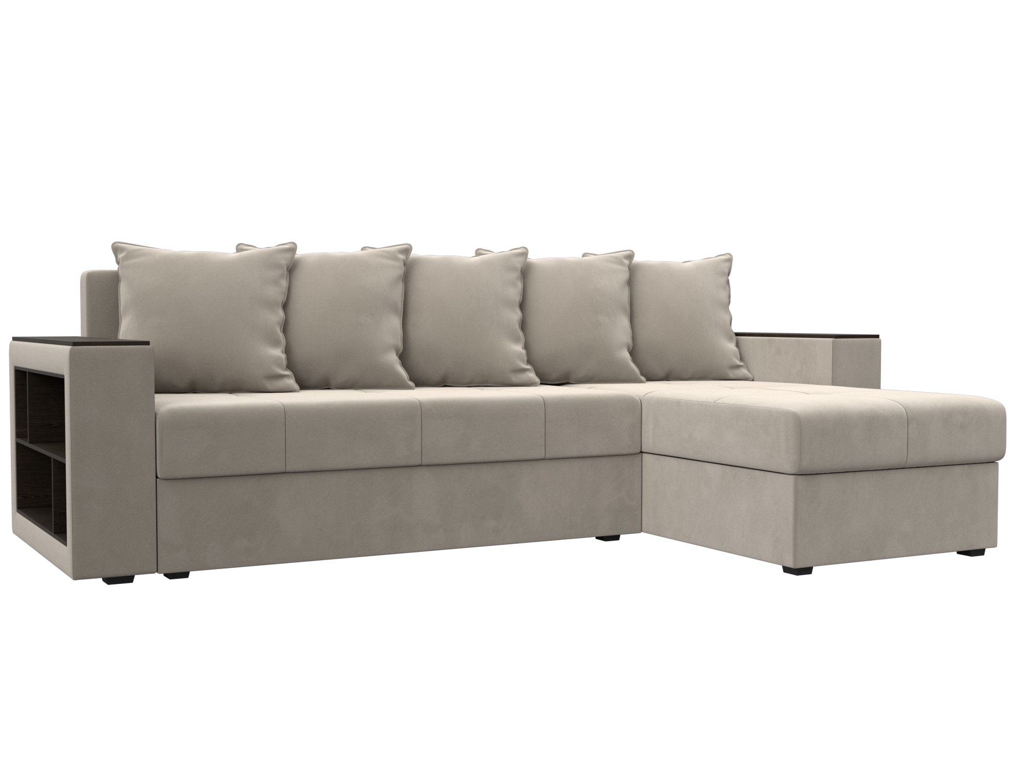 Диван угловой Дубай Лайт угол универсальный (бежевый)