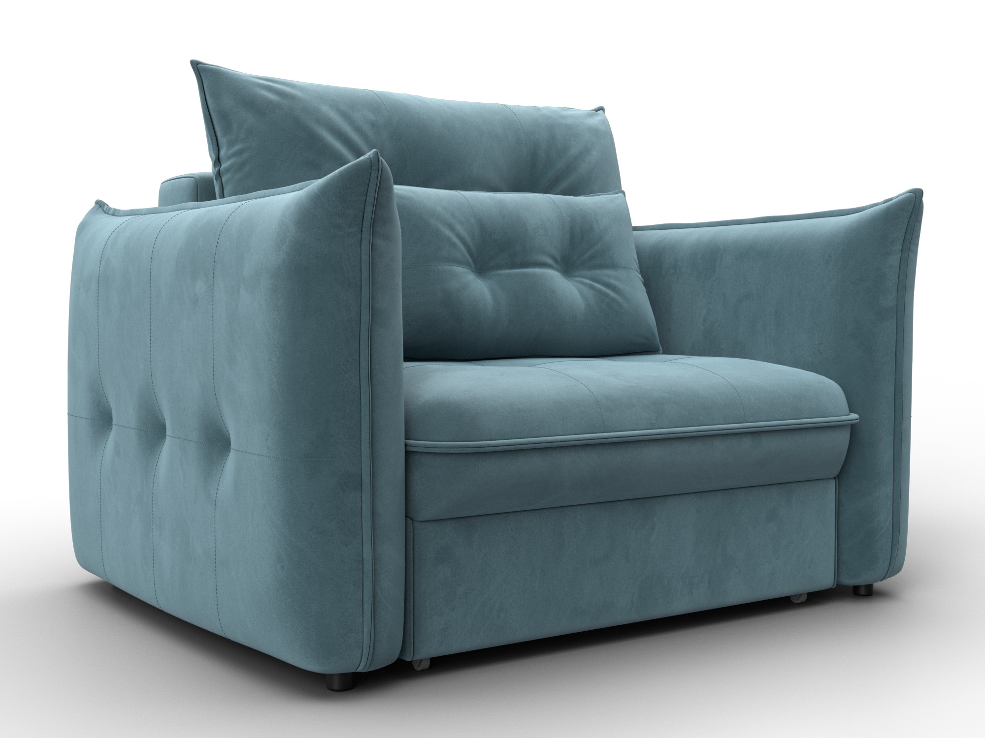 Кресло Лига-100 НПБ (seven 113 бирюзовый)