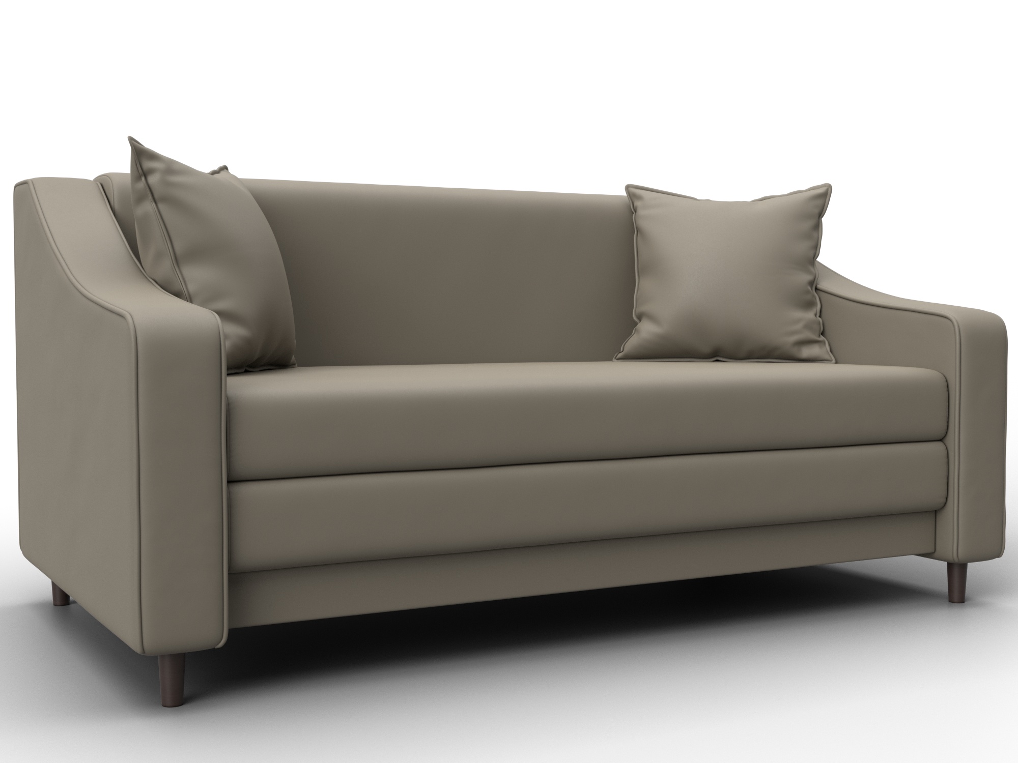 Диван прямой Лига-071 (grifon 04 бежевый)