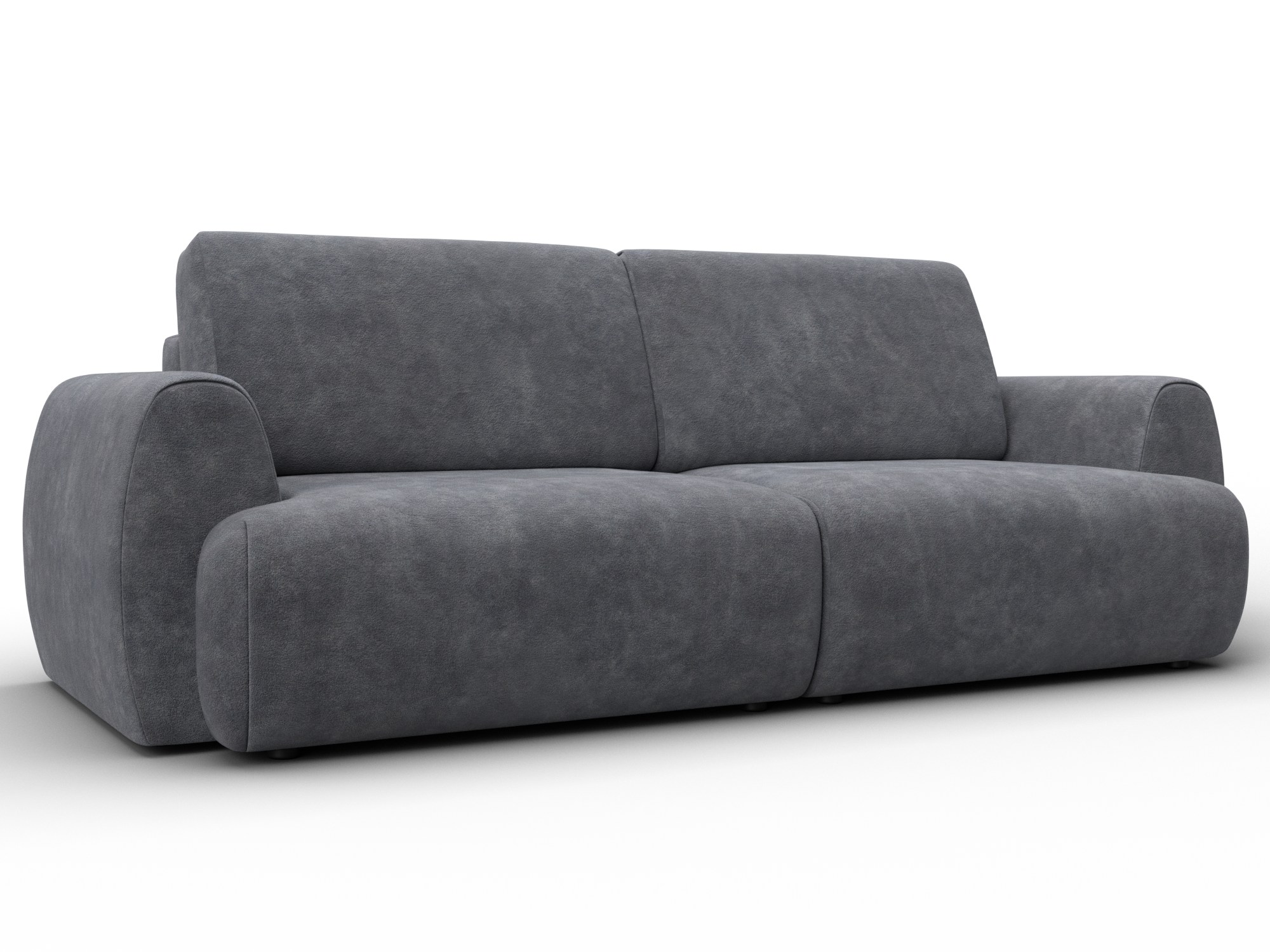 Диван прямой Лига-115 НПБ (brut 16 темно-серый)