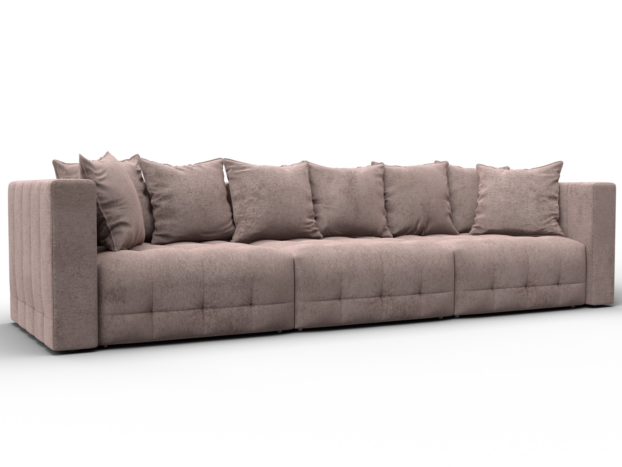 Диван прямой Лига-052 НПБ Лонг (tower 05 бежевый)