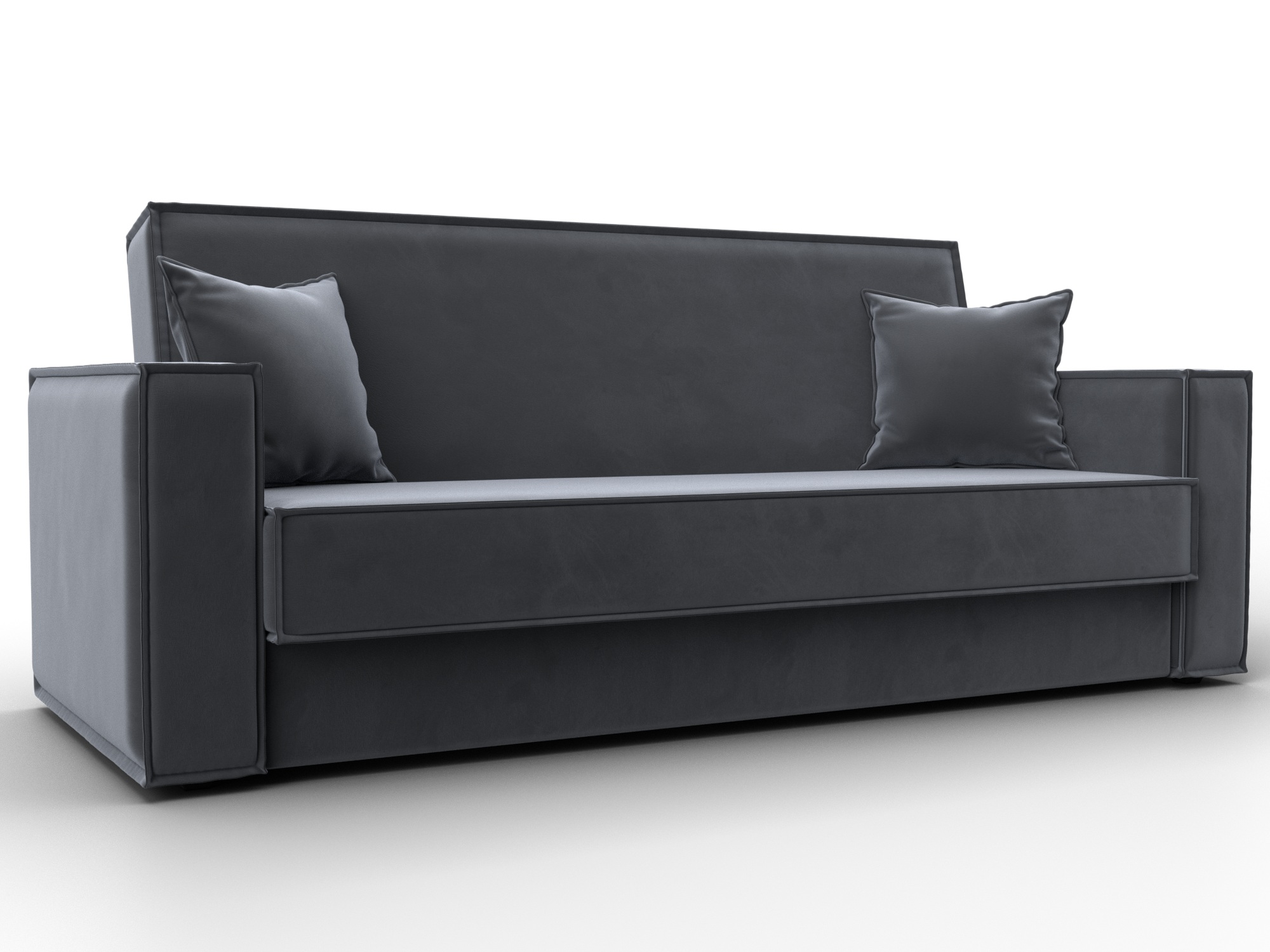 Диван-книжка Куба (серый)