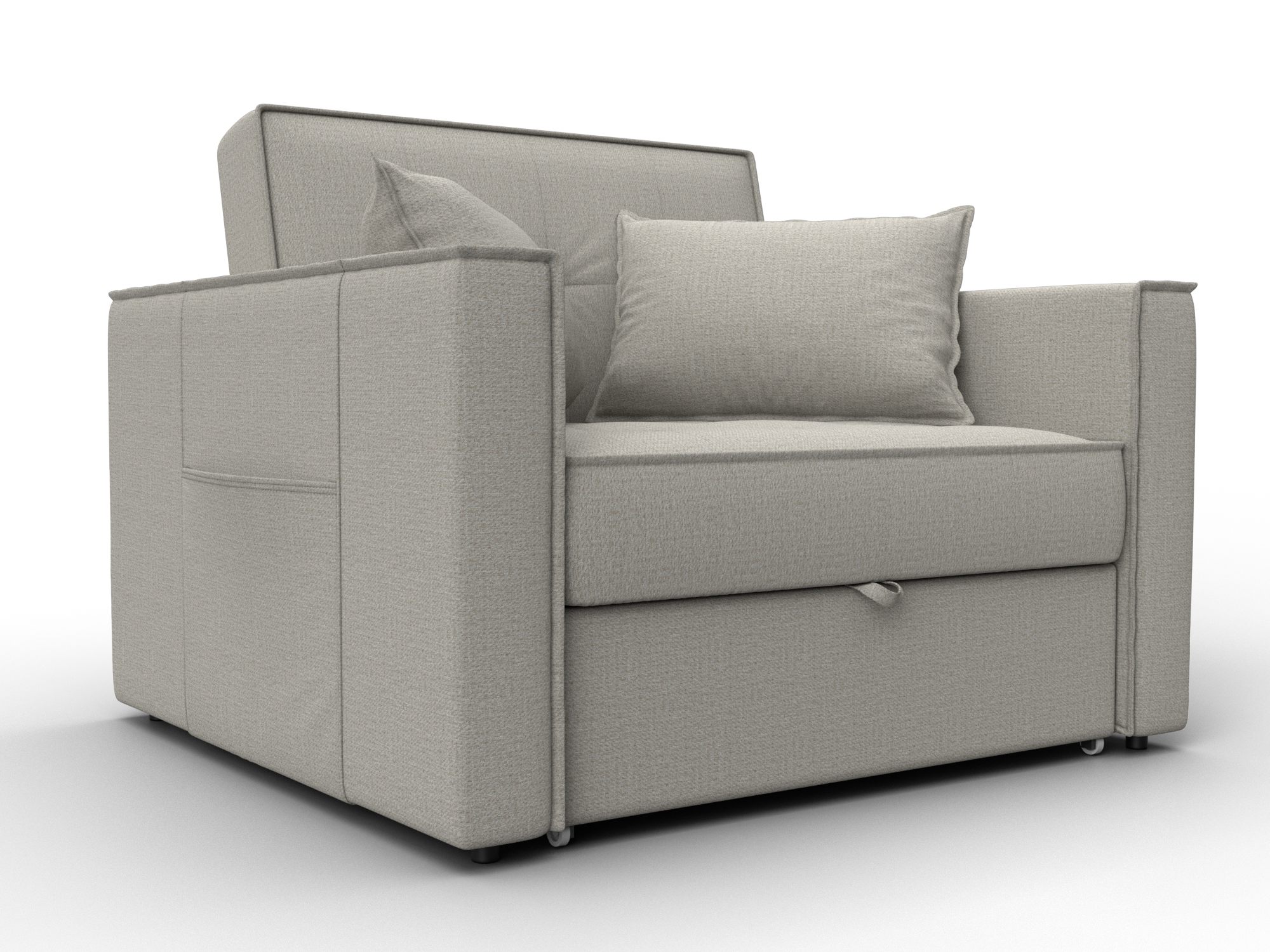 Кресло-кровать Лига-104 (80) (амур 02 бежевый)