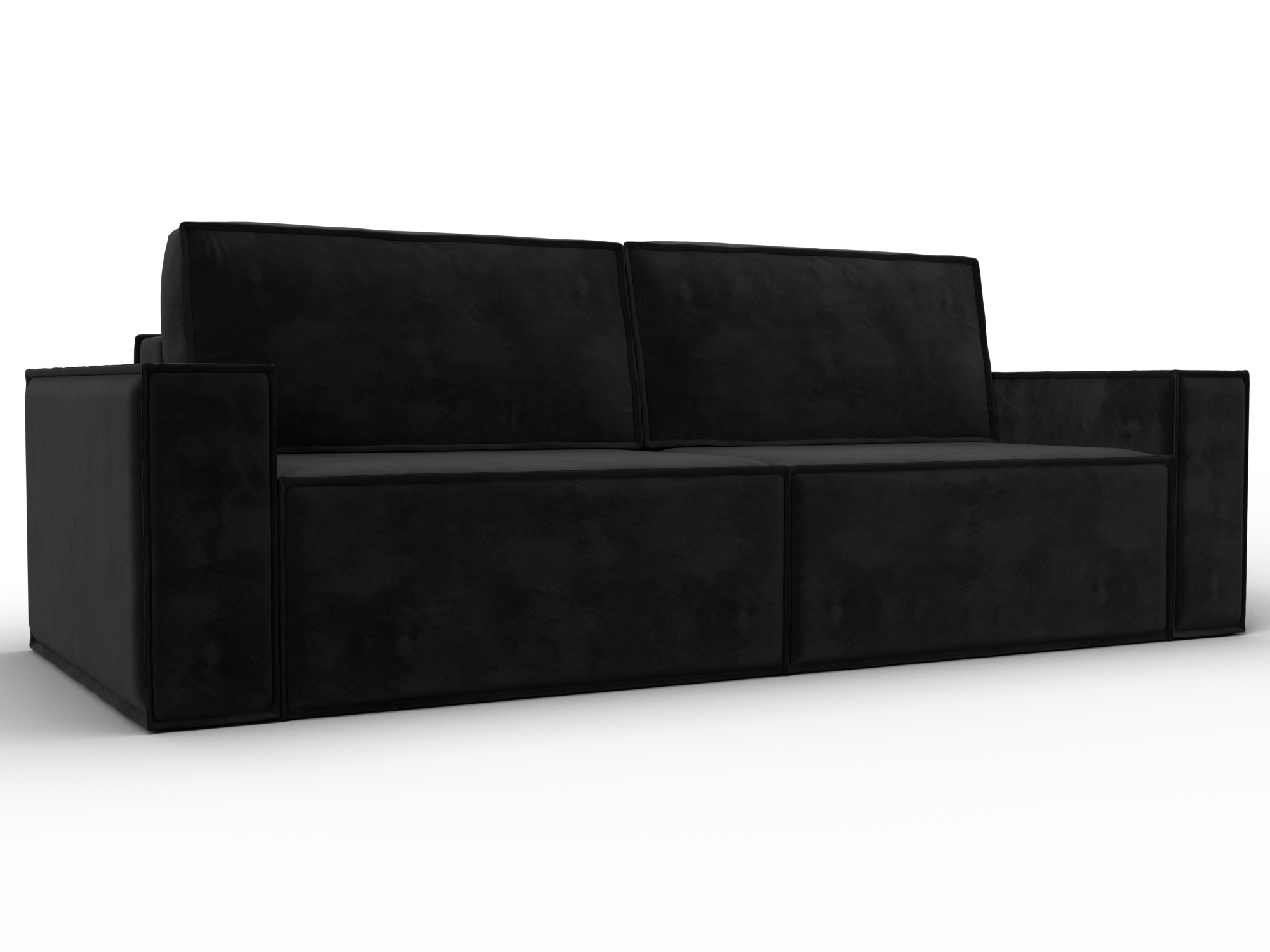 Диван прямой Куба (seven 35 черный)