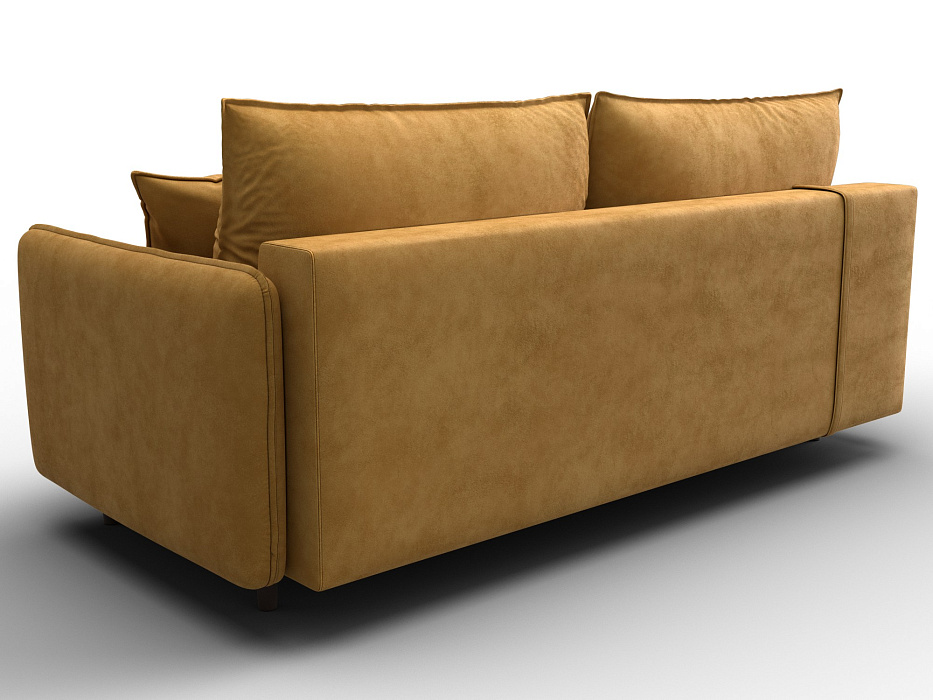 Диван прямой Лига-064 НПБ (brut 10 желтый)