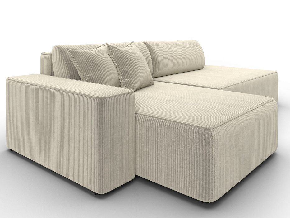 Диван угловой Лига-079 БП угол левый (vertical бежевый)