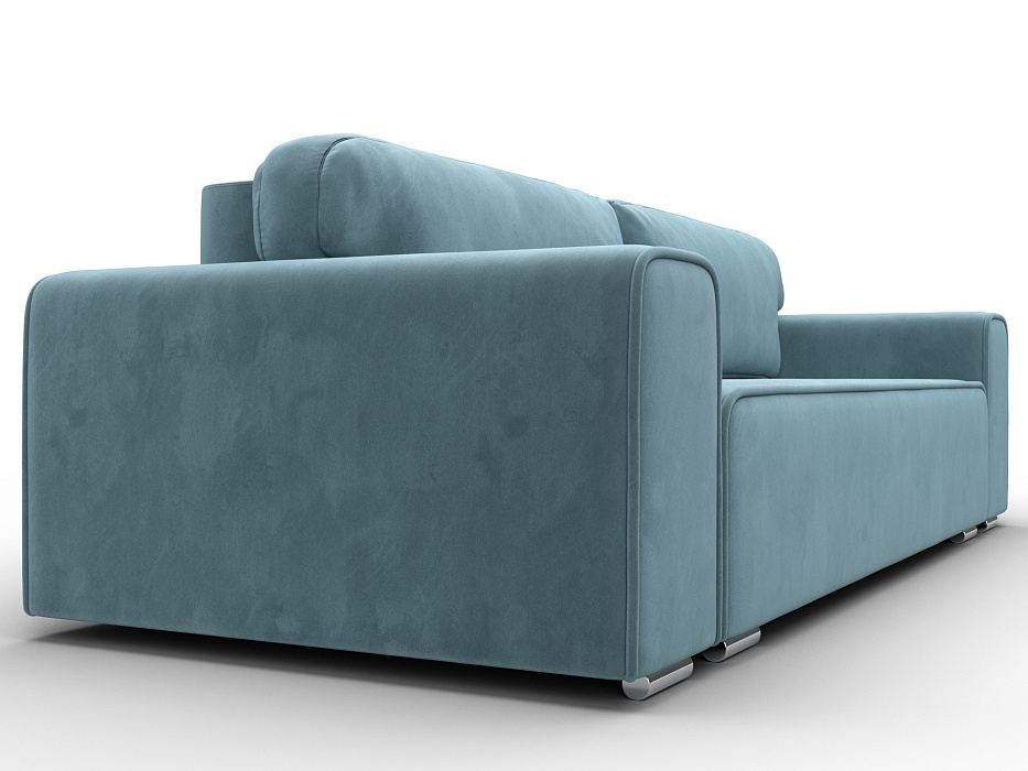 Диван прямой Лига-029 (бирюзовый)