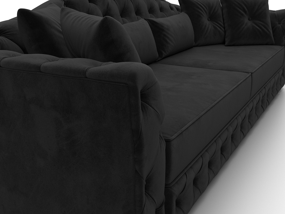 Диван прямой Артис (seven 35 черный)