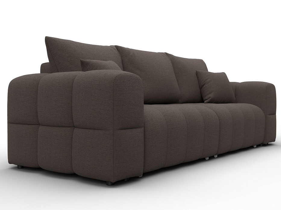 Диван прямой Лига-110 НПБ (амур 05 коричневый)