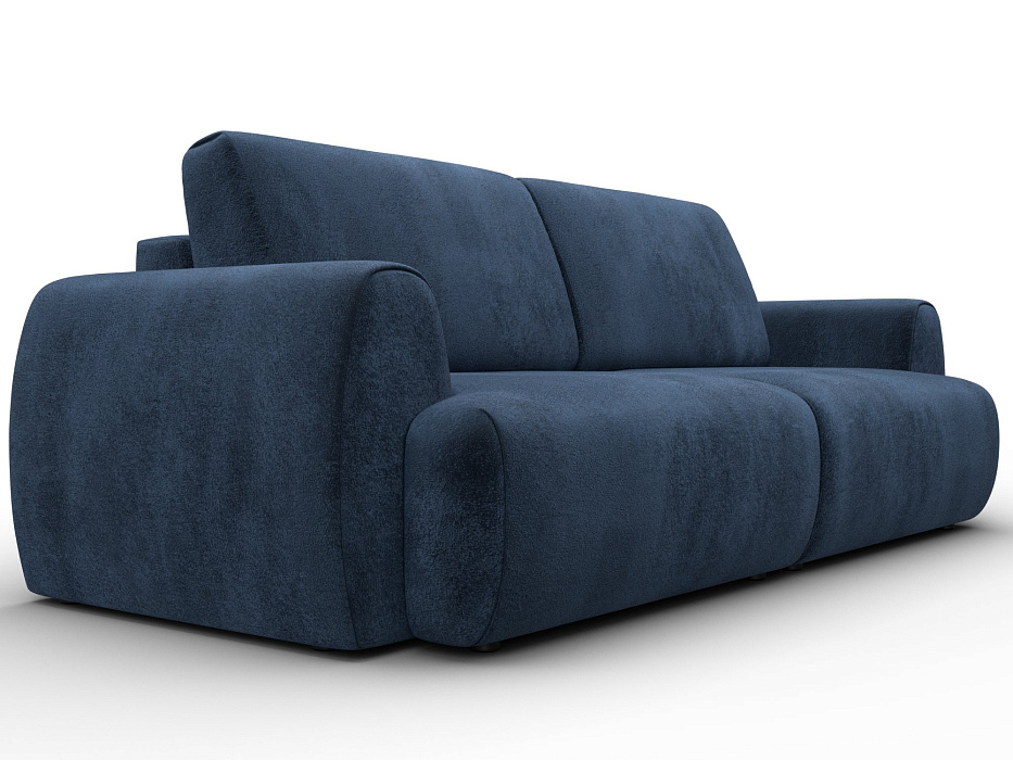 Диван прямой Лига-115 НПБ (tower 13 синий)