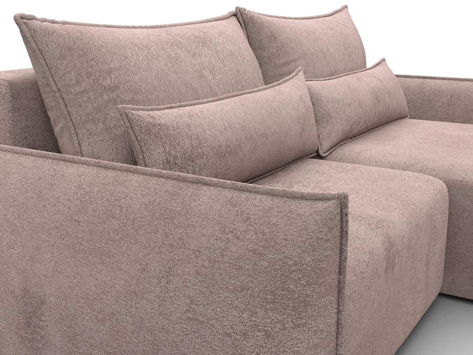 Диван угловой Лига-051 НПБ угол универсальный (tower 05 бежевый)