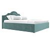 Интерьерная кровать Афина 180 (бирюзовый цвет)