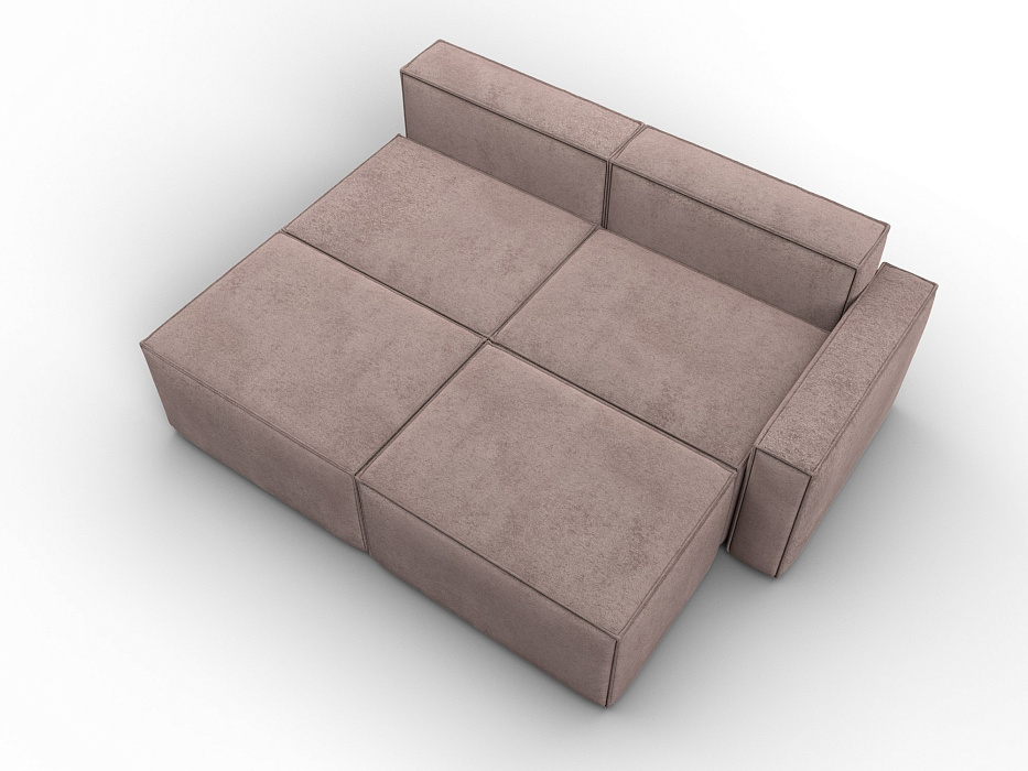 Диван угловой модульный Лига-063 угол правый (tower 05 бежевый)
