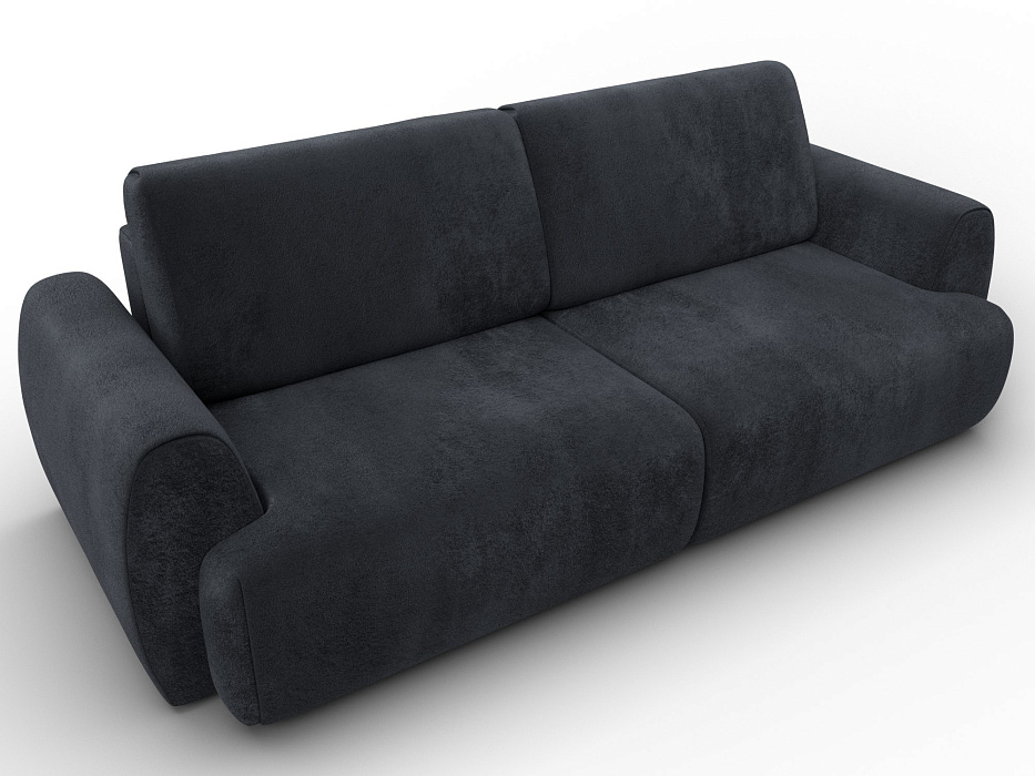 Диван прямой Лига-115 НПБ (tower 11 темно-серый)