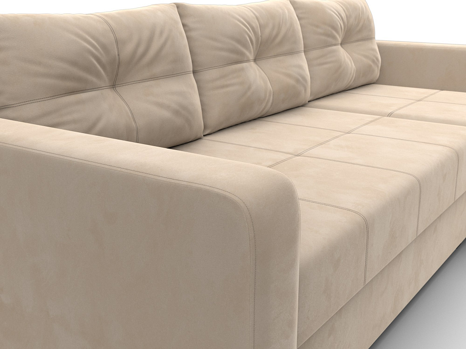 Диван угловой Ливерпуль Лайт правый угол (seven 729 бежевый)