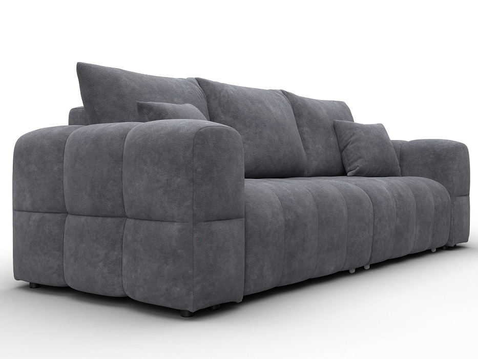 Диван прямой Лига-110 НПБ (brut 16 темно-серый)