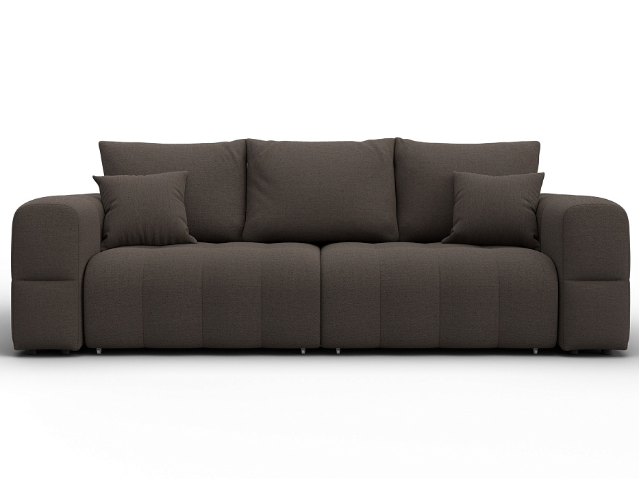 Диван прямой Лига-110 НПБ (амур 05 коричневый)