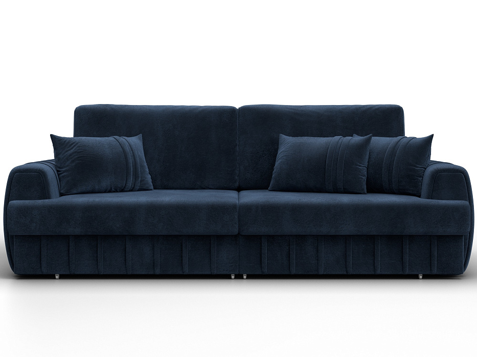 Диван прямой Лига-057 НПБ (tower 13 синий)