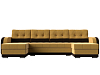 П-образный диван Марсель (желтый\коричневый цвет)
