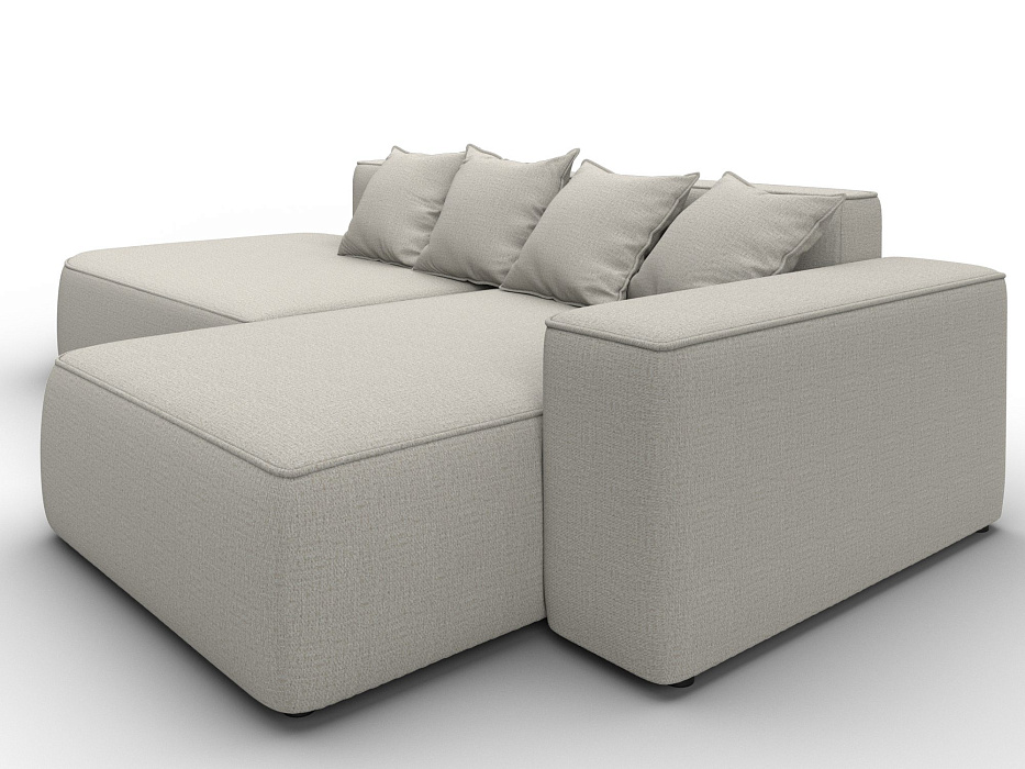 Диван угловой Лига-065 угол правый (амур 02 бежевый)