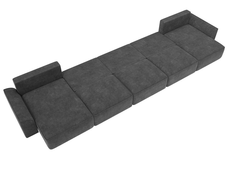 Диван П-образный Лига-048 НПБ МегаЛонг (brut 16 темно-серый) Диван П-образный Лига-048 НПБ МегаЛонг (brut 16 темно-серый)