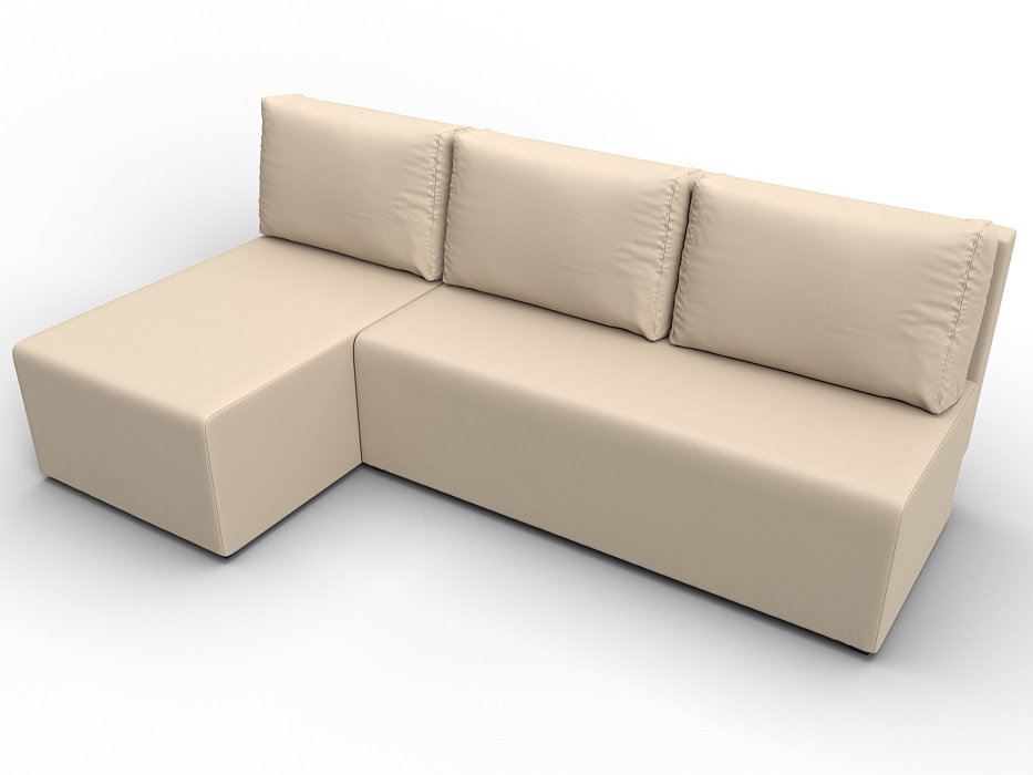 Диван угловой Поло левый угол (бежевый)